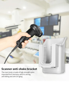Soporte de escáner de aluminio de grado médico ajustable Característica de rotación de 360 grados Compatible con termómetros Exergen - Product Image 2