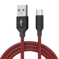 Cable de Datos de Carga Rápida USB-A a Tipo-C de Alta Calidad OEM ODM 2A 10W 1m 2m 3m Personalizado con Trenzado de Nailon y Aleación de Aluminio