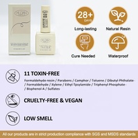 KUDAN Gel à ongles fonctionnel, Base Peel-Off, Renforceur, Top Coat sans résidu, Top Coat effet cristal, Vente en gros OEM, CPNP ISO22716
