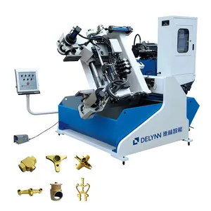 Mesin cor logam keran Tiongkok mesin die casting pemasok jalur produksi otomatis untuk kuningan Aloi seng