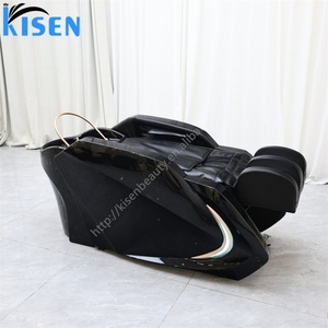 เก้าอี้นวดสระผมไฟฟ้าพร้อมอ่างอะคริลิคสำหรับร้านเสริมสวย Kisen Hot Sale Salon Furniture Hair Washing Equipment  พร้อมเตียงสปา - Product Image 5