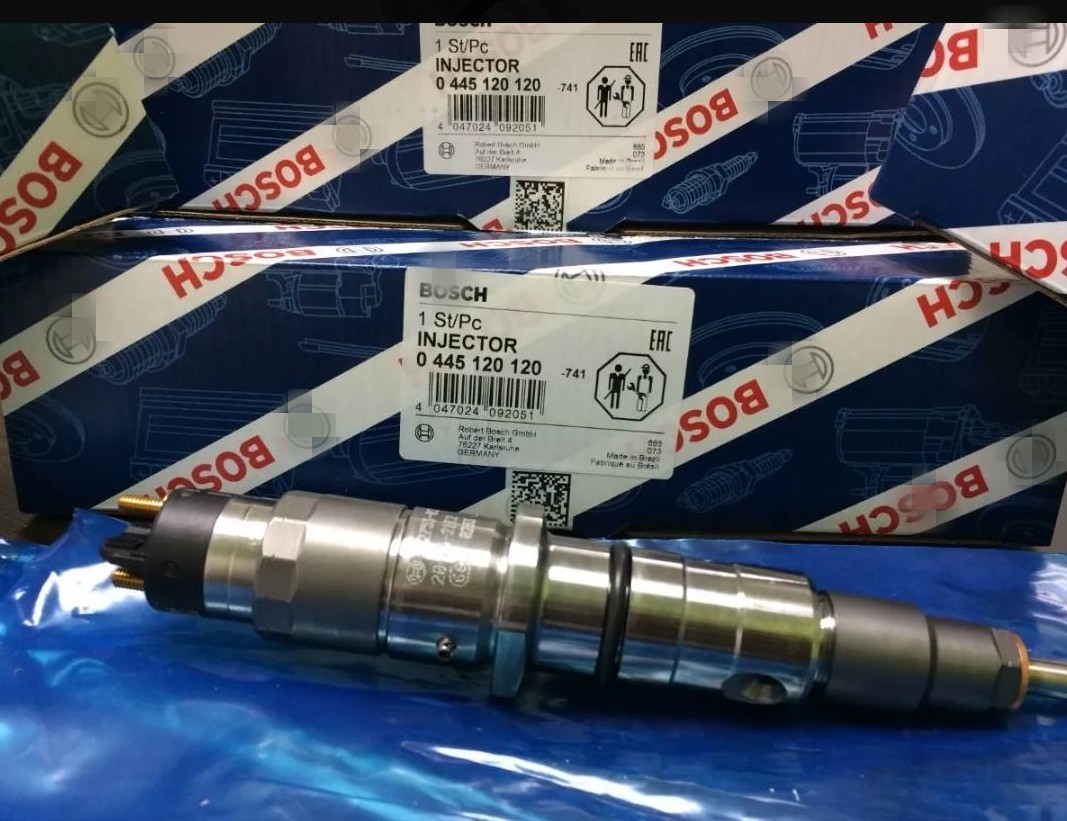 factory supply good price common rail assembly diesel fuel injector 0445120120 with nozzle DLLA118P1691 for Cummins