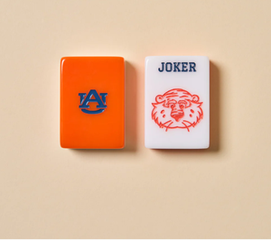 Cloud-Style TCU Texas Christian University Travel American Mahjong Set, 160 fichas de acrílico blanco grabadas con láser de una sola capa, estilo occidental - Product Image 3