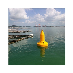 Marine Floating <strong>Buoy</strong> with Solar <strong>Light</strong> and Top Mark Navigation Polyethylene <strong>Buoys</strong> Durable PE Material Including Hinge Part - Product Image 1