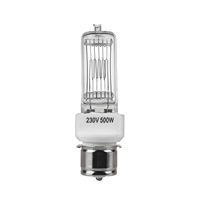 LAMPE HALOGÈNE STAGLE T17 500W P28s UKCA CLEAR 3000~3200K, LUMIÈRE BLANC CHAUD, HAL-STAGE