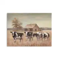 Artree Custom פרה החווה קיר דקורטיבי בית אקריליק צבעים ציורי שמן