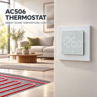 Système de contrôle intelligent de chauffage par le sol AC506 TL44 AC9400, thermostat 16A, actionneur, boîtier de commande central AC220V, chaudière résidentielle