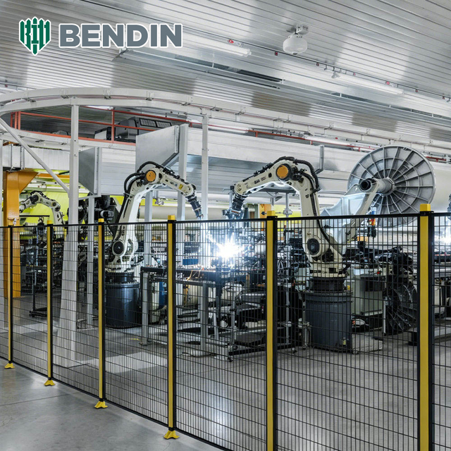 Modular Robot Perimeter Safety Fence Flexible Layout Machine Guarding System for Industrial Automation Projects