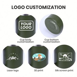 Bouteille d'eau isotherme en acier inoxydable réutilisable de 40 oz avec logo personnalisé, compatible porte-gobelet, avec poignée et couvercle à paille - Product Image 6