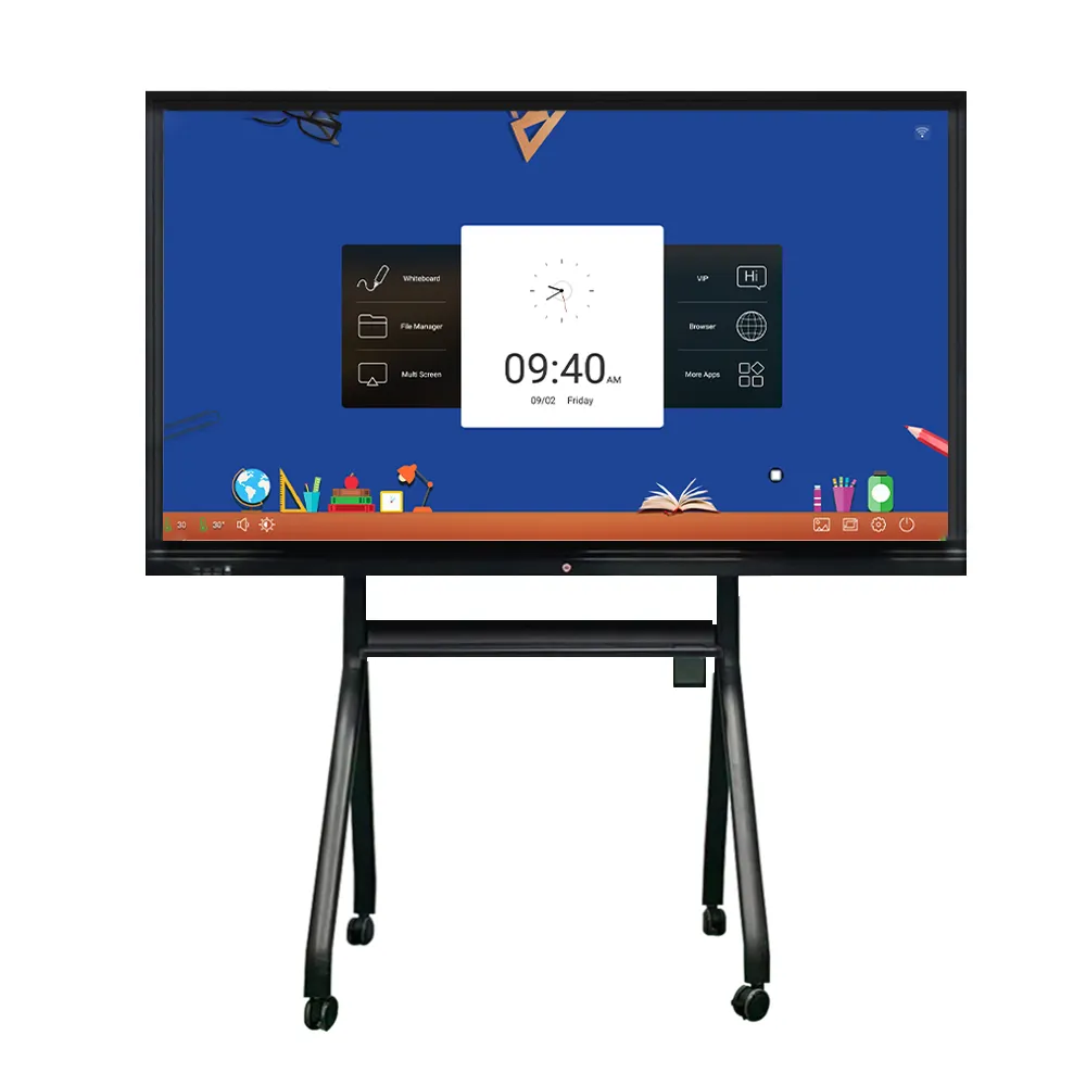 55/65/75/85 pouces doigt multi-touch tableau blanc intelligent LCD affichage salle de réunion électronique numérique interactif tableau blanc intelligent