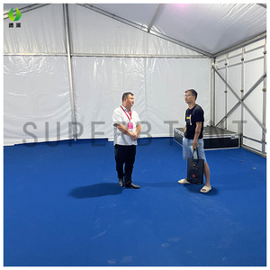 Carpa Rectangular para Ferias Comerciales, de Tela Oxford, Impermeable, para Todas las Estaciones, con Estructura Metálica y Refuerzo Diagonal - Product Image 5