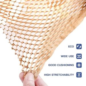 <span class=keywords><strong>Rouleau</strong></span> de <span class=keywords><strong>papier</strong></span> kraft alvéolé brun pour emballage de protection recyclable – Matériau de protection environnementale - Product Image 4