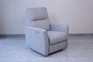 Fauteuil inclinable électrique moderne en cuir, pivotant et relevable, avec design pliable, idéal pour appartements et villas (vente en gros) - Product Image 2