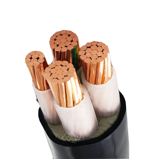 0.6/1kV YJV PE Insulated Stranded PVC Sheathed Copper Power Cable Unarmored Type for Power Transmission Line