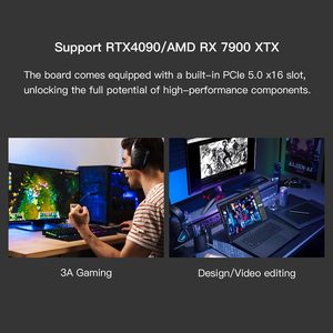 MINISFORUM BD795i SE ITX Motherboard AMD <strong>Ryzen</strong> <strong>9</strong> 7945HX 16C/32T 5.4GHz PCIe 5.0 X16 Slot 8K Triple Output /DP/USB-C Business - Product Image 5