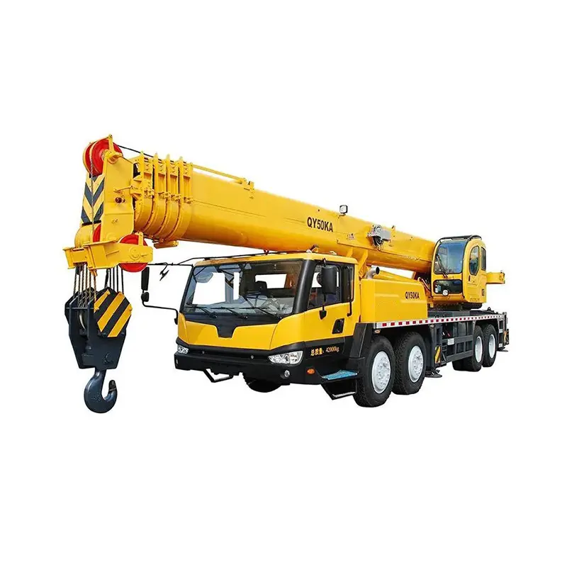 China 50 Ton Truck Crane Mobile Crane Lifting Machinery Pickup Truck Crane QY50KA