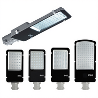 Lampu Jalan LED AC 50W COB Aluminium Alloy Tahan Air IP65 untuk Luar Ruangan 6000K Cahaya Siang Sudut Sinar 70-140 Bersertifikasi RoHS untuk Jalan Raya/Prospekasi