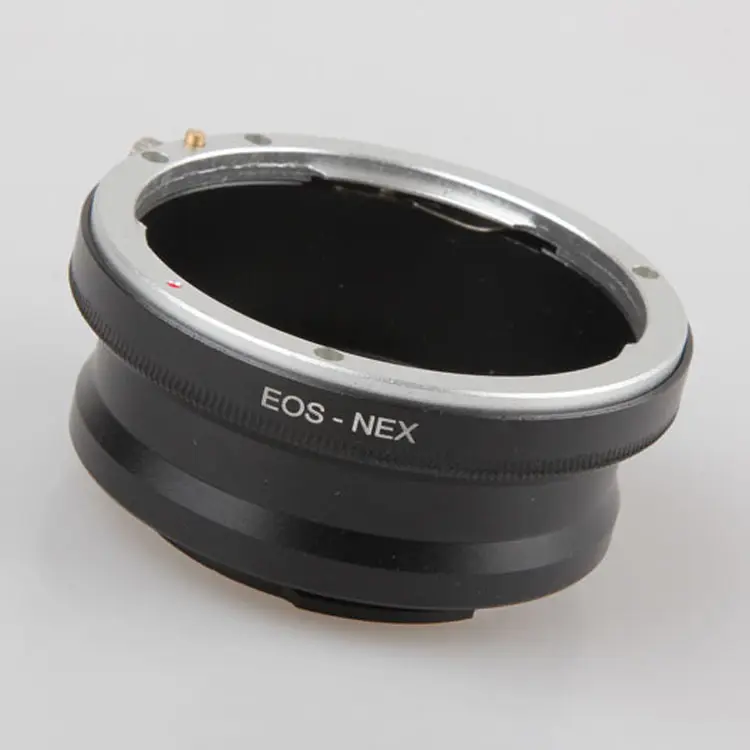 แหวนอะแดปเตอร์ EOS-NEX คุณภาพสูงโฟกัสอัตโนมัติสำหรับ Canon EF เลนส์ EF-S SONY NEX E mount กล้อง NEX-5 NEX3