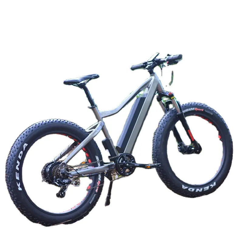 2024倉庫電動自転車モーター750W1000w電動ハイブリッドバイク26 ''* 4.0ファットタイヤMTB電動自転車ストック