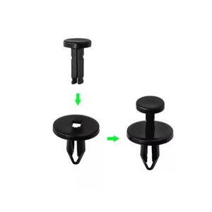 Clips de Plástico para Fabricación de Botones 6506132AA para Forro de Guardabarros y Cubierta de Radiador de Chrysler Dodge Jeep Wrangler - Product Image 1