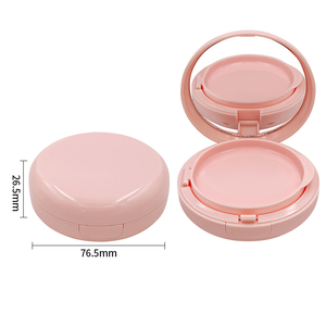 Vente en gros 15g <span class=keywords><strong>bouton</strong></span> vide rond flip <span class=keywords><strong>BB</strong></span> crème boîte à coussin d'air avec miroir correcteur conteneur à coussin d'air cosmétique personnalisé - Product Image 2