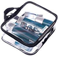 Adapté aux besoins du client De Lavage De Toilette de Voyage De Bain Sac Transparent EN PVC