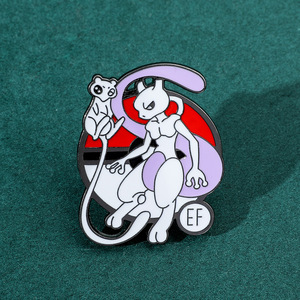 Insigne en métal d'anime japonais Elf <span class=keywords><strong>Pikachu</strong></span> Broche Fashion Cartoon Character Pocket Monster Soft Enamel Pins - Product Image 5