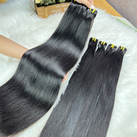 GDY Cheveux Vietnamiens Super Double Drawn Vierge Bruts Non Traités, Paquets de Tissage 12A 15A, Extensions de Cheveux Humains Lisses comme des Baguettes, Fournisseurs