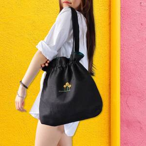 Bolsa de Algodón Grueso con Cordón y Asa Cosida, Ecológica y Reutilizable, para Zapatos, <span class=keywords><strong>Botas</strong></span>, Ropa y Artículos de Viaje - Product Image 3