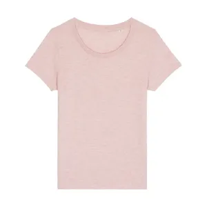 T-shirt essenziale da donna in cotone biologico - merchandising sostenibile - Product Image 1