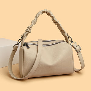 Bolso de Hombro de PU con Patrón Geométrico Vintage para Mujer, con Cierre de Cremallera y Forro de Poliéster, Modelo 288 - Para Todas las Temporadas - Product Image 6