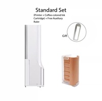 Handheld eetbare voedselprinter, op knop bediende draagbare latte art-printpen voor koffie, cake, macaron, yoghurt, cocktail, doe-het-zelf