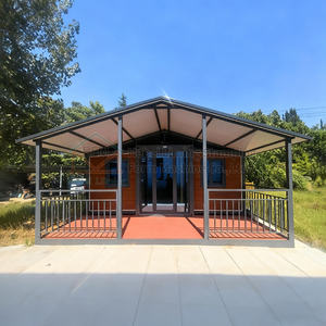 บ้านตู้คอนเทนเนอร์แบบขยายได้พร้อมระเบียงบ้านทันสมัยพับได้20ฟุต40ฟุตทำจากแผงแซนวิช - Product Image 2