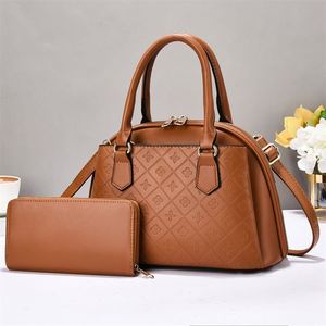 Fashion Geometric Pattern Handbags Waterproof PU Leather Crossbody <b>Sling</b> <b>Bag</b> Lady's Purse Set - Product Image 6