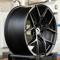 Jantes forgées ANRUN personnalisées de 18 à 21 pouces, design à rayons en Y noir mat pour Tesla Model 3 Y/S/X/Plaid 6061-T6 DOT/JWL/VIA