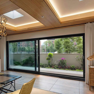 Système <span class=keywords><strong>de</strong></span> coin architectural sans colonne avec cadre robuste/mince et portes pliantes/coulissantes en aluminium pour patio/intérieur - Product Image 2