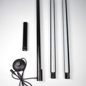 LED-RGB-Farbwechsel-Eck-Stehlampe mit Fernbedienung, dreiteilig, abnehmbar, farbenfrohe Leuchte für Familienwohnzimmer - Product Image 2