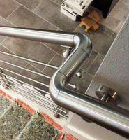 Poteau de balustrade en acier métallique de qualité supérieure pour rénovation intérieure et extérieure, balustrade en acier inoxydable pour balcon