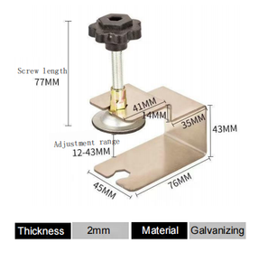 <span class=keywords><strong>Pince</strong></span> en C en acier de 3 mm d'épaisseur, fixation solide, résistante à la rouille, <span class=keywords><strong>pince</strong></span> en C pour atelier, <span class=keywords><strong>pince</strong></span> en C robuste - Product Image 6