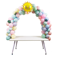 Support de table en forme d'arche pour ballons, pour décoration de mariage, décoration d'anniversaire, arche de table détachable et portable