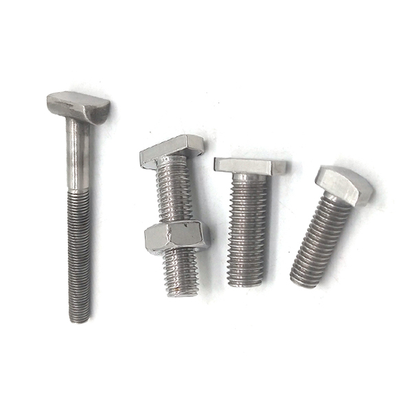 Custom Steel Rhombus T Head Type Bolt Stainless Steel T-Shaped M6 T Slot Bolt
