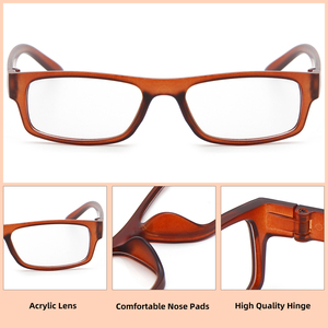 Venta al por mayor <span class=keywords><strong>de</strong></span> China, PC, libro Rectangular, pequeño cuadrado, Anti luz azul, anteojos ligeros, lectores, <span class=keywords><strong>gafas</strong></span> <span class=keywords><strong>de</strong></span> <span class=keywords><strong>lectura</strong></span> <span class=keywords><strong>de</strong></span> moda para - Product Image 4
