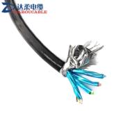 LIYCY-TP 6*2*1.0mm PVC teruntai industri Auto fleksibel kabel Towline terpilin pasangan kabel transmisi Data terlindung