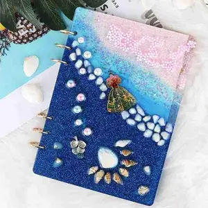 Hot Notebook Cover Hars Gieten Mallen Voor A5 A6 A7 Notebook Cover Siliconen Mallen Hars Mallen Voor Notebook Epoxyhars