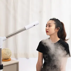 Sunhigh Wholesale Professional Hot Ozone Ionic Facial Steamer Nano Spray Skin Moisturizing Vaporizer Facial Steamer Beauty