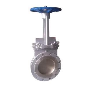 Válvula de cuchilla SONGO DN200 con volante, tipo brida y tipo orejeta, de acero inoxidable SS304 SS316 - Product Image 3