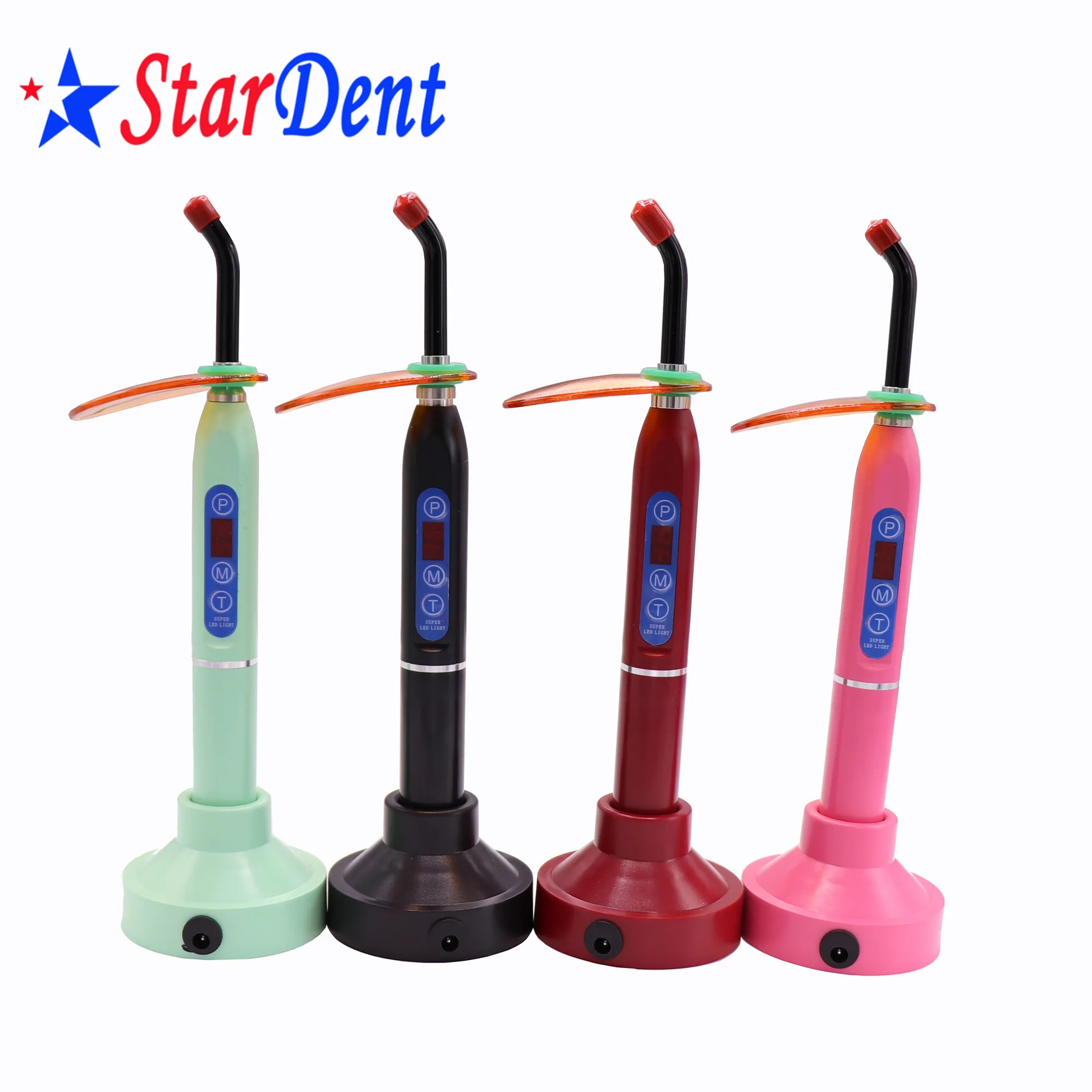 Plastic Dental Rainbow Led Curing Light Dental Lamp/Dental LED Curing Light