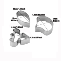 3Pcs Set Moth Orchid Fondant Cutter Mold Premium Stainless Steel Floral Gumpaste Sugarcraft Making Tool for Cake Decoration
