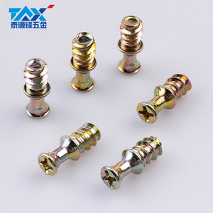 TAX 2-In-1 Connector M6X17.5 Zinc Plated Phillips Head Screw For Furniture Wardrobe - Product Image 2