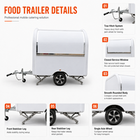 Caravane de camping mobile personnalisée crème glacée pizza café hamburger crêpe churro remorque alimentaire camping-car rv remorque alimentaire kiosque